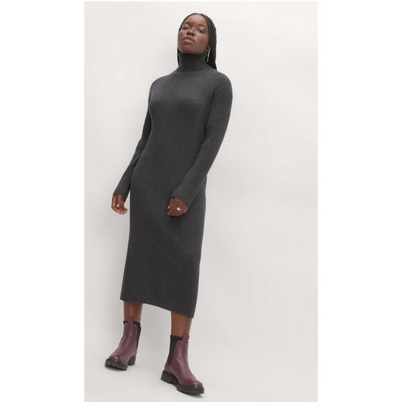 Everlane The Lug Sole Chealsea Boot Burgundy Leather‎ Size 10 - Picture 2 of 13